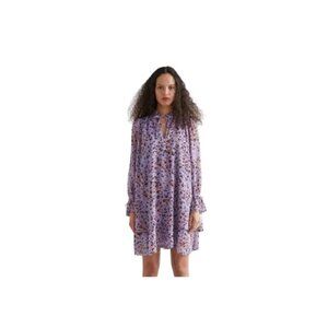 Stockholm Atelier & Other Stories Purple Chiffon Flouncy Shift Dress Women's 4